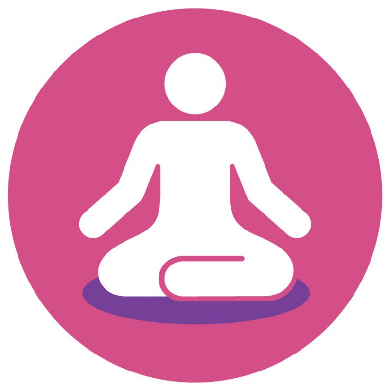 icon of person meditating 